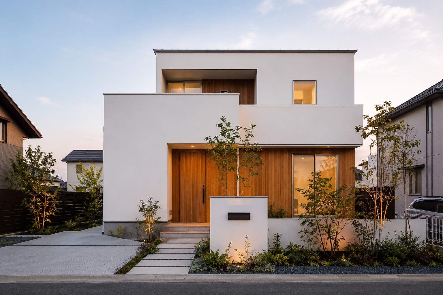 クレアホームのローコストデザイン住宅の外観